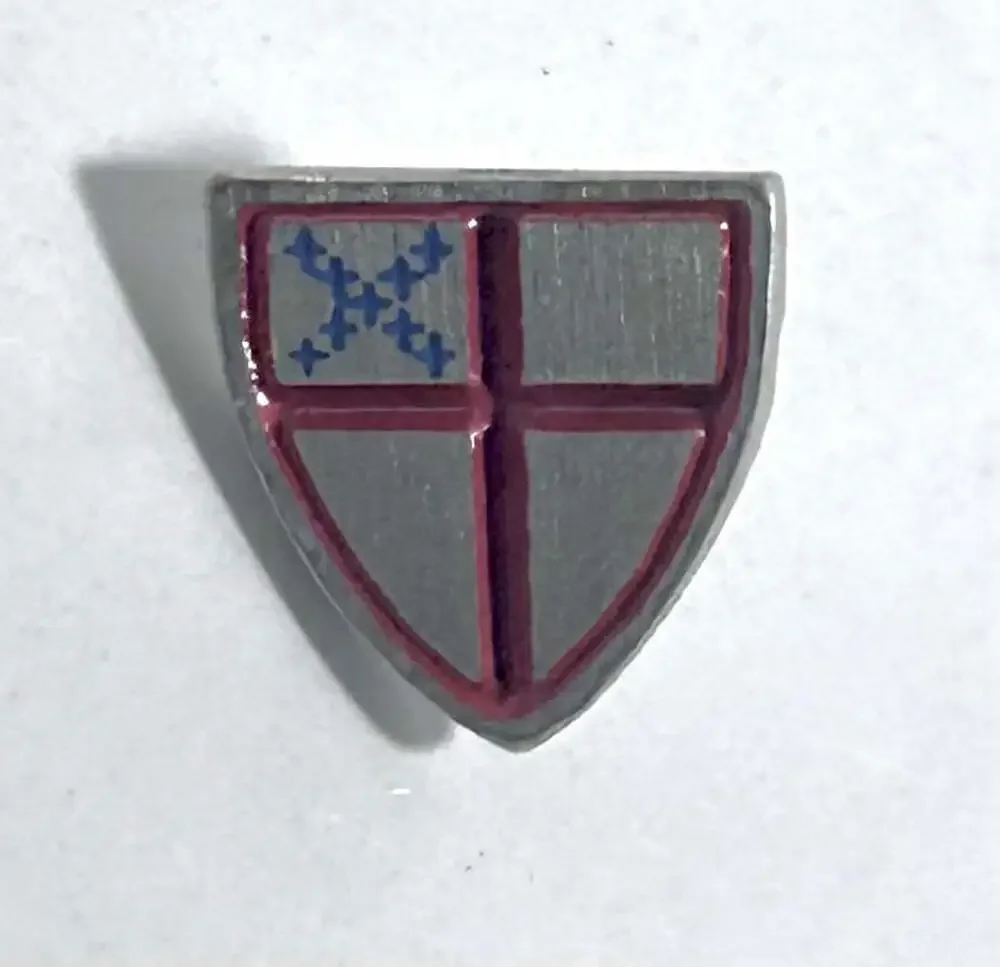 Episcopal Shield Church Symbol Of Faith Lapel Pin